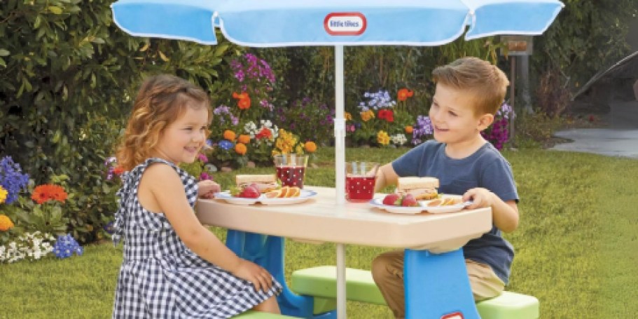 Little Tikes Picnic Table w/ Umbrella Just $59.61 Shipped on Walmart.com