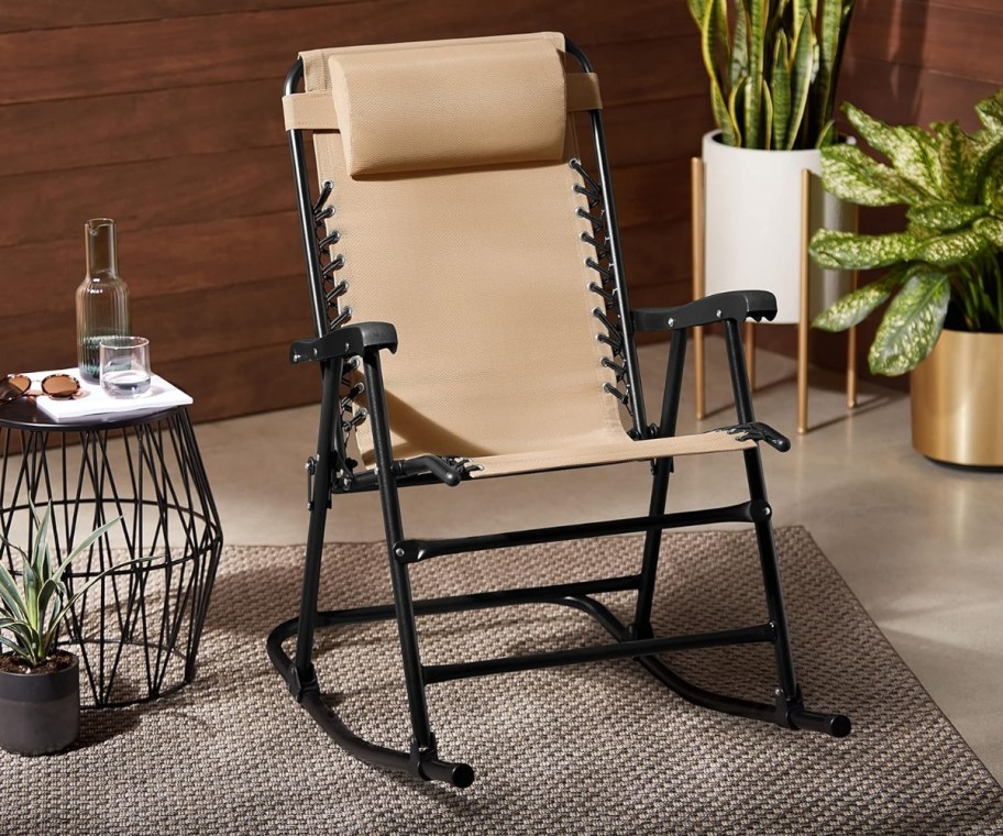 Amazon Basics Outdoor Zero Gravity Folding Rocker