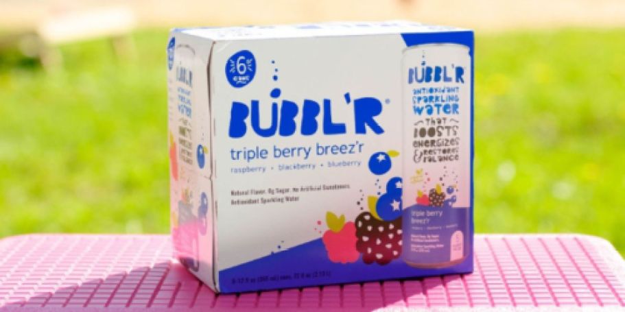 Free BUBBL’R Sparkling Water 6-Pack After Cash Back (Worth Up to $9) – Grab It at Any Store!