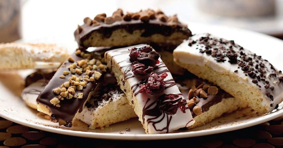 A plate of Banett's Biscotti