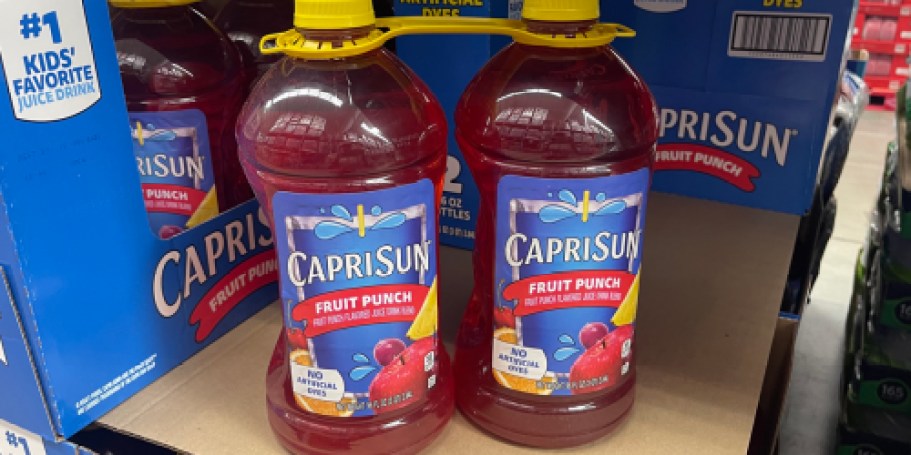 HUGE Bottles of Capri Sun Now at Sam’s Club | TWO 96oz Bottles Only $6.42!