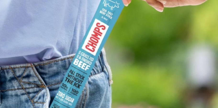 Chomps Beef Jerky Stick Only 20¢ After Cash Back at Target (Reg. $2.69)