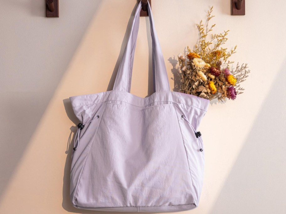 Montana West Waterproof Tote Bag in purple