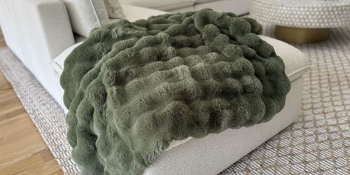 Quince Faux Fur Throw Blankets JUST $89.90 Shipped (Reg. $169) – Half the Price of Pottery Barn!