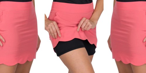 Womens Scallop Golf Skorts Just $7.50 Each Shipped (Looks Similar to $98 Vineyard Vines Skort!)