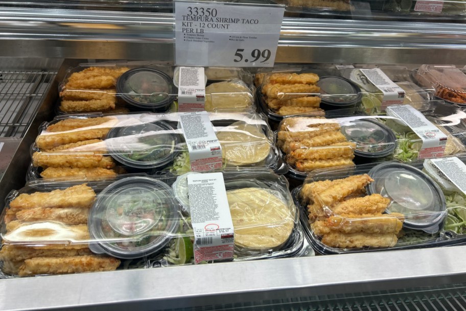 Tempura Shrimp Taco Kit, one of the costco prepared meals for 2024