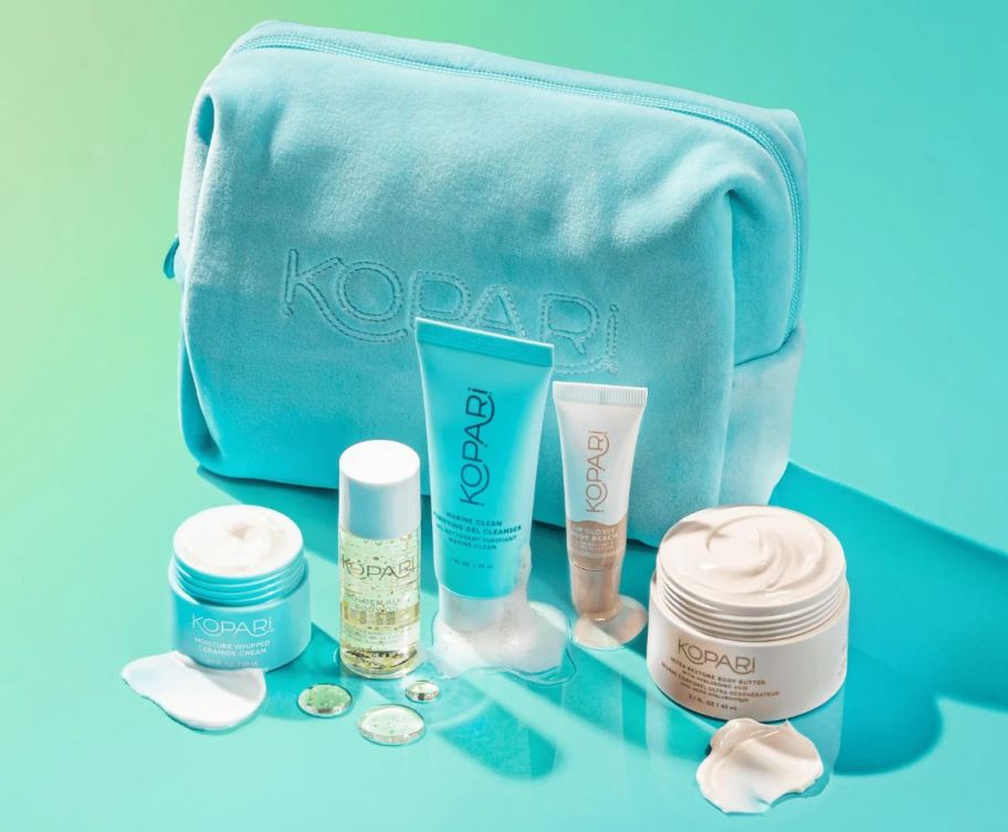 5-piece glow starter kit with bag