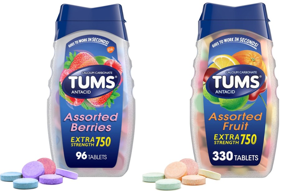 two sets of Tums 