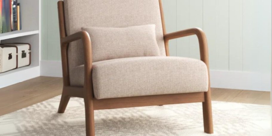 Up to 70% Off Wayfair Chairs | Linen Blend Accent Chair Only $107.99 Shipped