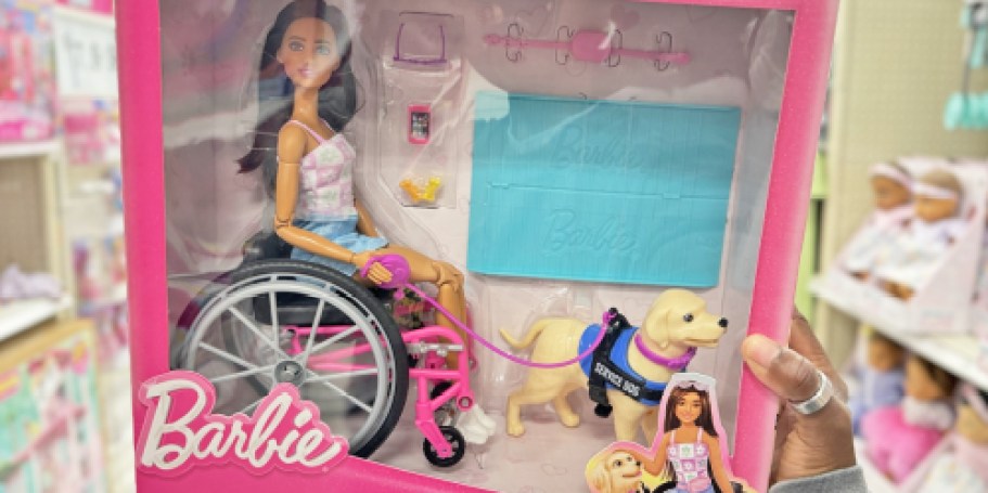 Wheelchair Barbie Only $29.99 on Target.com (Includes Service Dog, Ramp, & Accessories!)