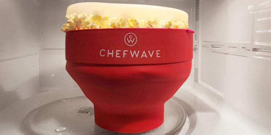 Microwave Popcorn Popper Only $8 on Amazon | Collapses for Easy Storage