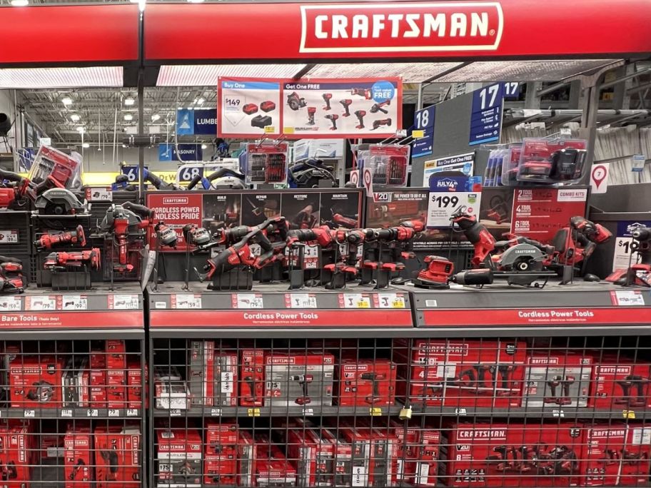 craftsman tools at lowes