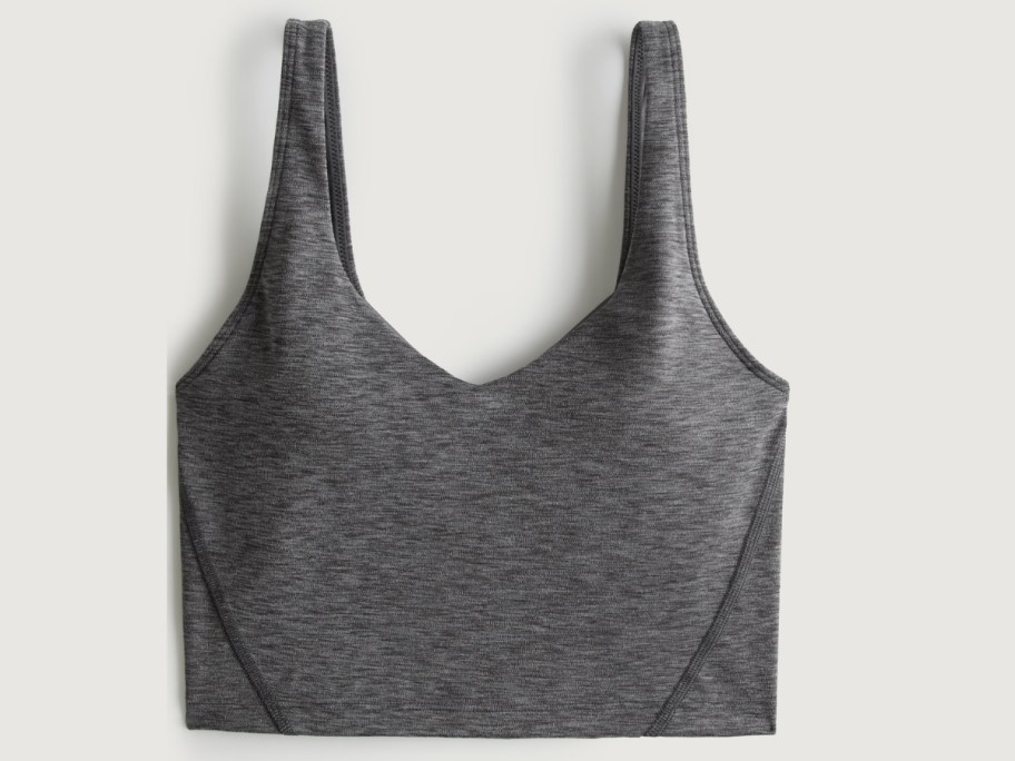 women's grey plunge tank