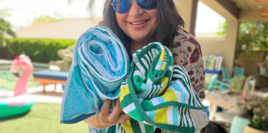 Kohl’s Big One Beach Towels from $6.99 (Reg. $13)