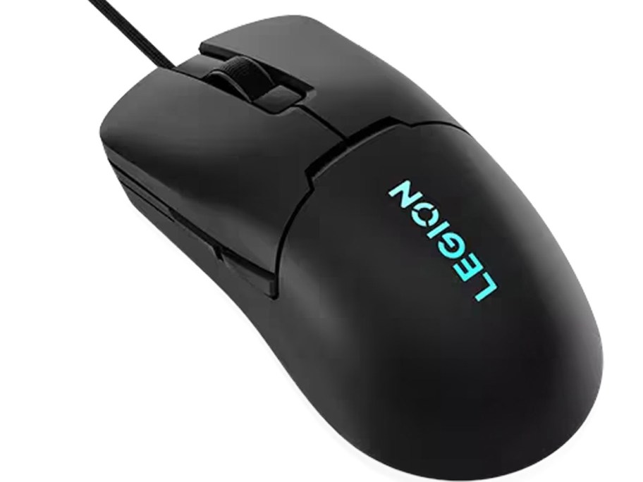 black lenovo mouse 