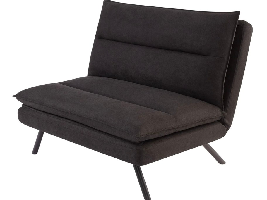 black convertible chair