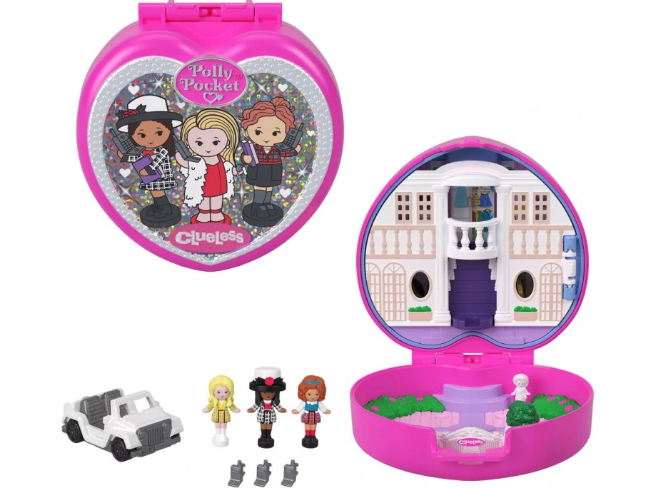 clueless polly pocket playset with figures 