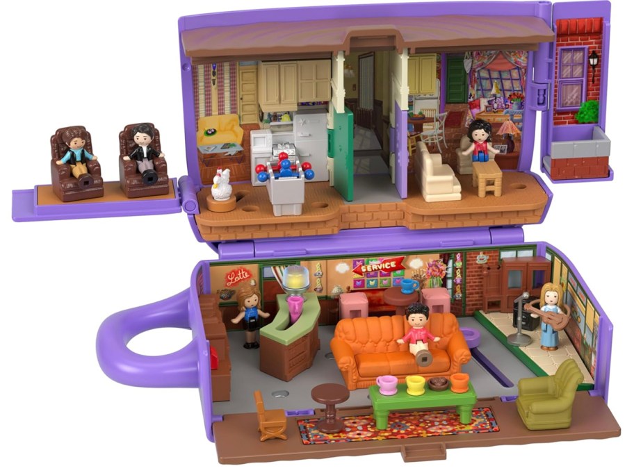 polly pocket playset with figures 
