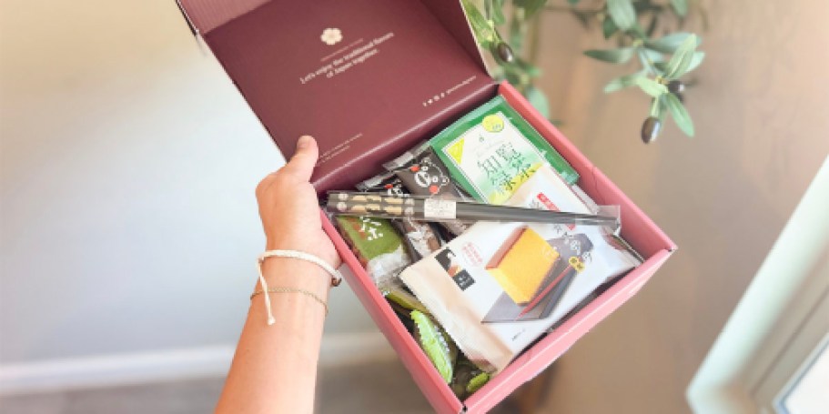 $5 Off Sakuraco Box Filled w/ 20 Authentic Japanese Snacks, Home Goods & More