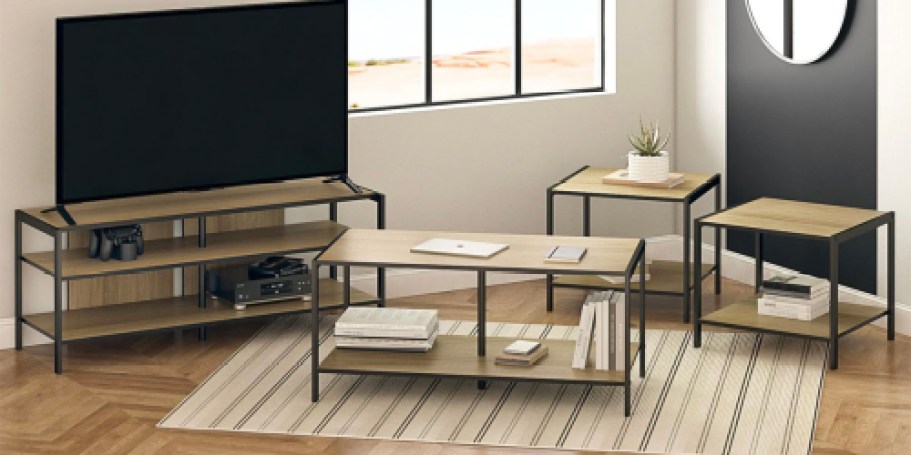 Huge Savings on Walmart Mainstays Furniture | Living Room 4-Piece Set Only $104 Shipped
