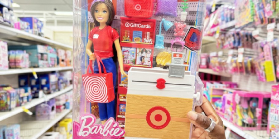 NEW Barbie Skipper Target Doll with Checkout Stand & Accessories