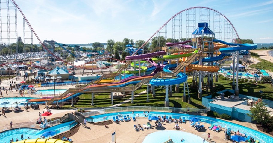 water park and lazy river at Cedar Point