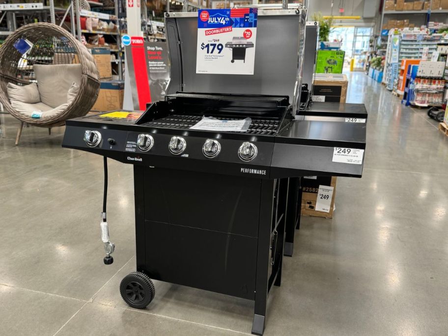 Char-Broil Performance Series Black 4-Burner Liquid Propane Gas Grill