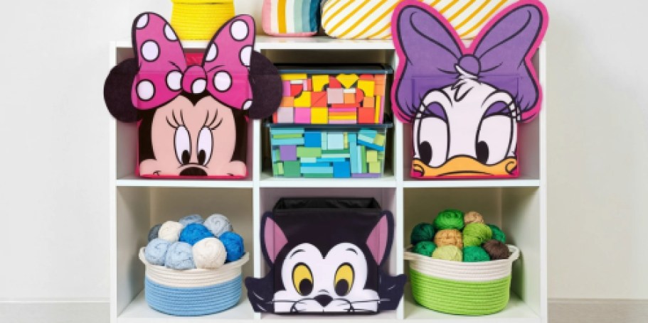 Disney Storage Bin 3-Piece Set Just $12 Shipped for Walmart Plus Members