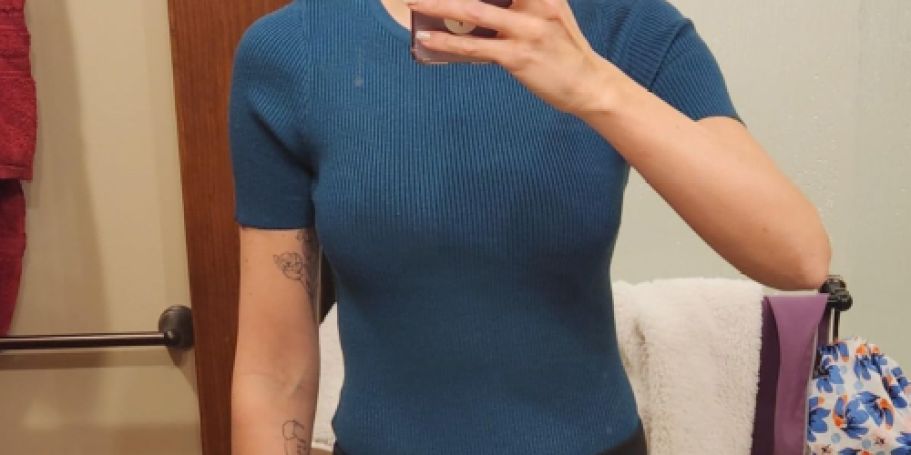 Ribbed Women’s Bodysuit Just $9.99 on Amazon (Regularly $22)