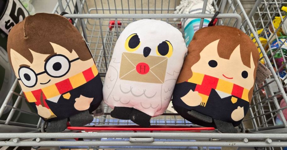 three Pod Pals Harry Potter Plush in cart