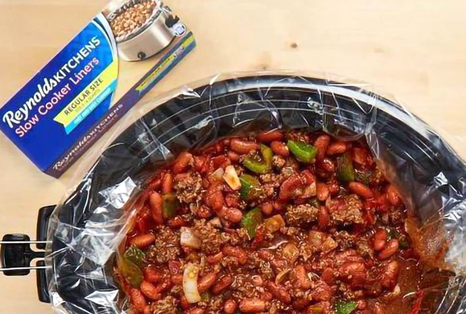 Reynolds slow cooker liners with Crockpot 