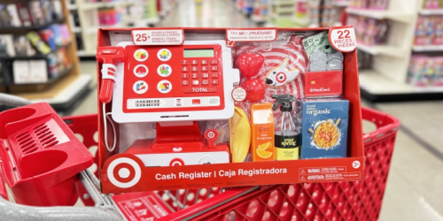 Target Toy Cash Register & Accessories Only $23.99 | Includes Shopping Bag, Groceries & More