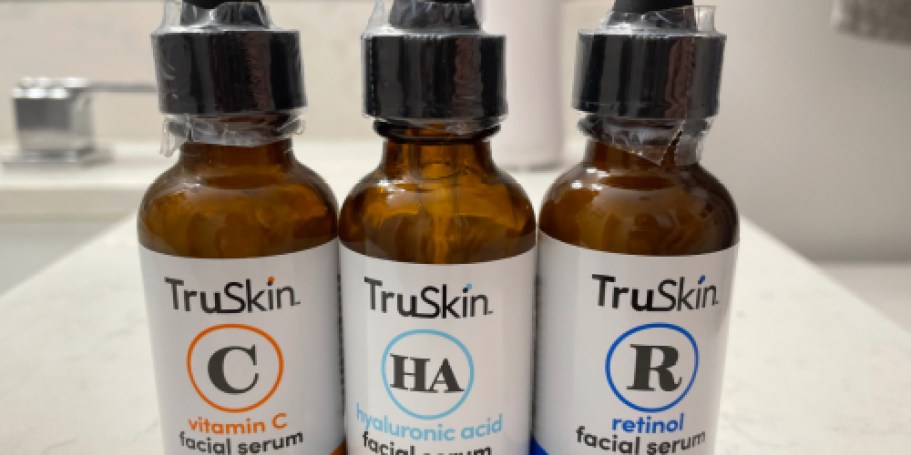 Up to 75% Off TruSkin Skin Care on Amazon | 3-Piece Face Serum Set Only $26.96 Shipped ($66 Value)