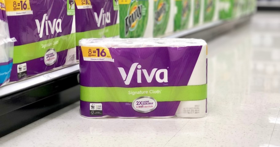 Viva signature cloth paper towel rolls in store