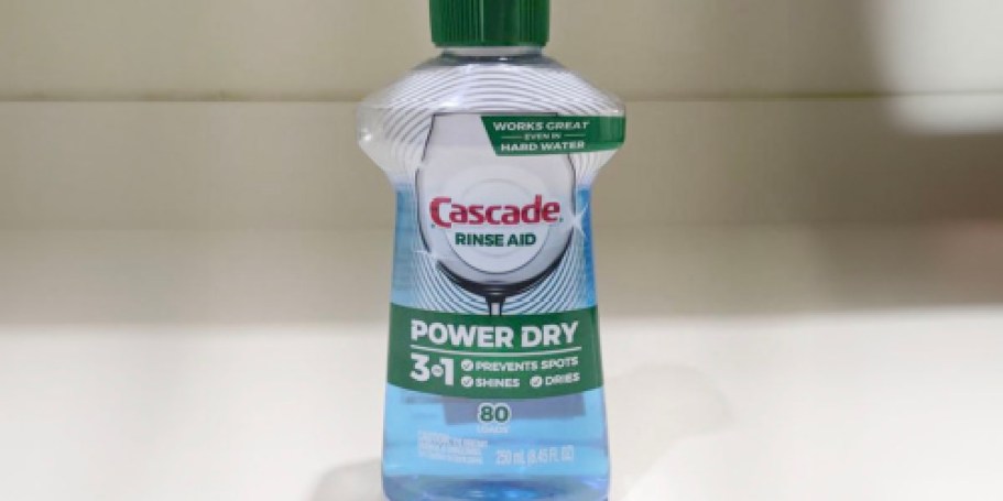 Cascade Dishwasher Rinse Aid Just $1.74 After Walmart Cash (Reg. $4.74!)