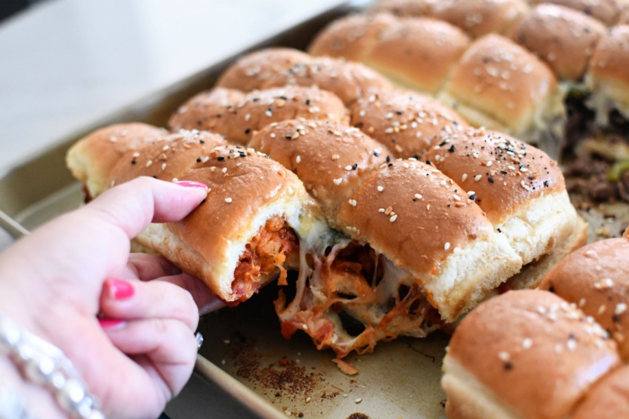 chicken marinara sliders