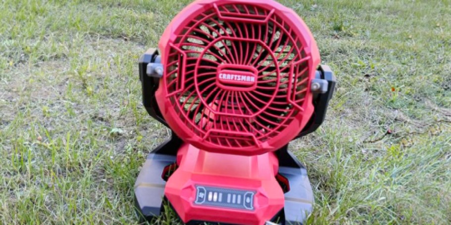 Craftsman 3-Speed Cordless Misting Fan Only $94 Shipped on Lowes.com