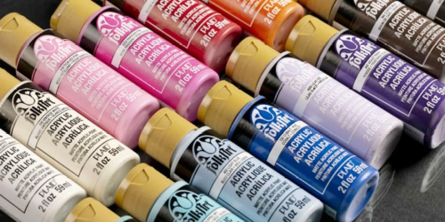 FolkArt Acrylic Paint Only 97¢ Shipped on Amazon (Perfect for Crafting!)