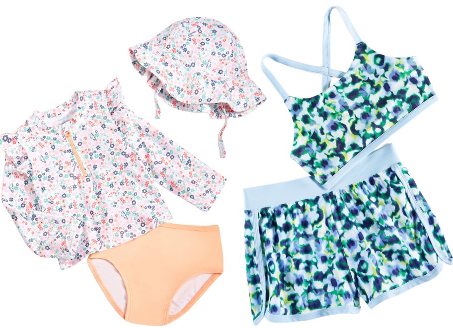 girl bathing suit sets