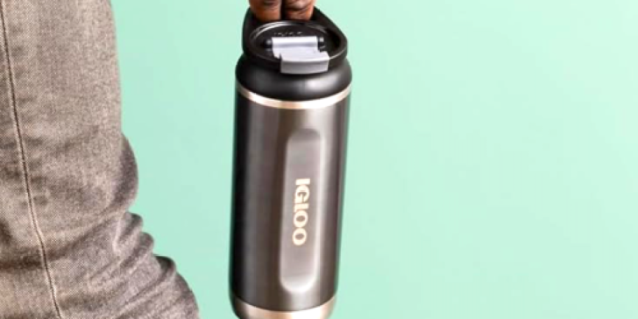 Igloo Flip ‘n’ Sip Stainless Steel 20oz Tumbler Just $12.99 on Amazon (Regularly $25)