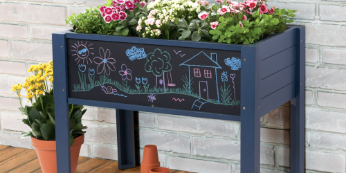 Cute Raised Wooden Garden Bed w/ Chalkboard Only $35 Shipped on Walmart.com (Reg. $55)