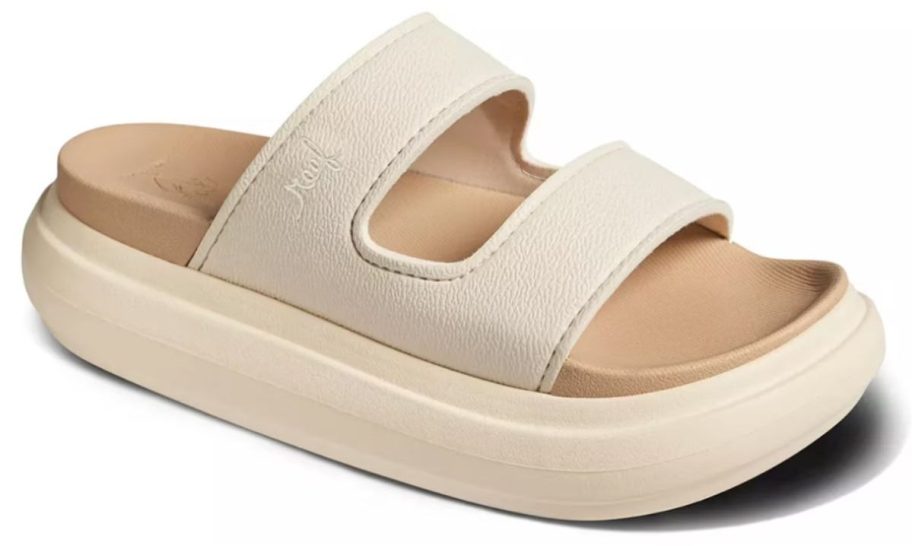 beige Reef Sierra 2 Bar Platform Sandal