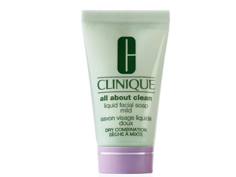 Clinique All About Clean Liquid Facial Cleanser Soap 1oz stock image