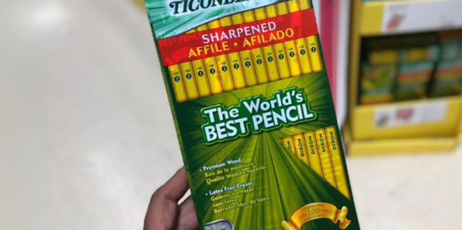 Ticonderoga Pencils 72-Pack Just $10.60 Shipped on Amazon + More