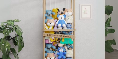 Stuffed Animal Wood Toy Storage Organizer Just $36 Shipped on Amazon (Regularly $70)