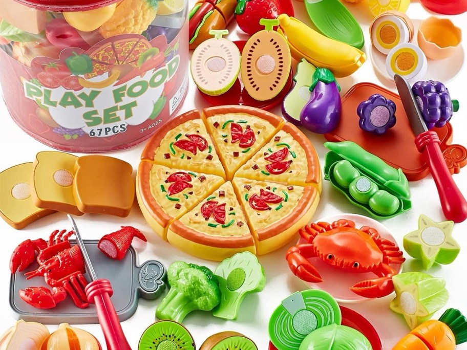 67-Piece Play Food Set