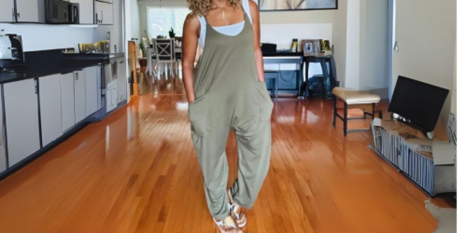 Women’s Sleeveless Jumpsuit Only $10.94 on Amazon