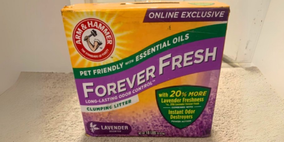 Arm & Hammer Forever Fresh Cat Litter 18lb Box Just $6.66 Shipped on Amazon (Reg. $16)