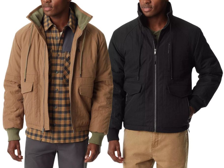 2 men in bomber jackets