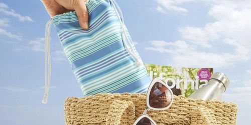 Sand-Friendly Beach Towel Just $5 on Walmart.com (Regularly $14) | Includes Bag & Storage Pocket